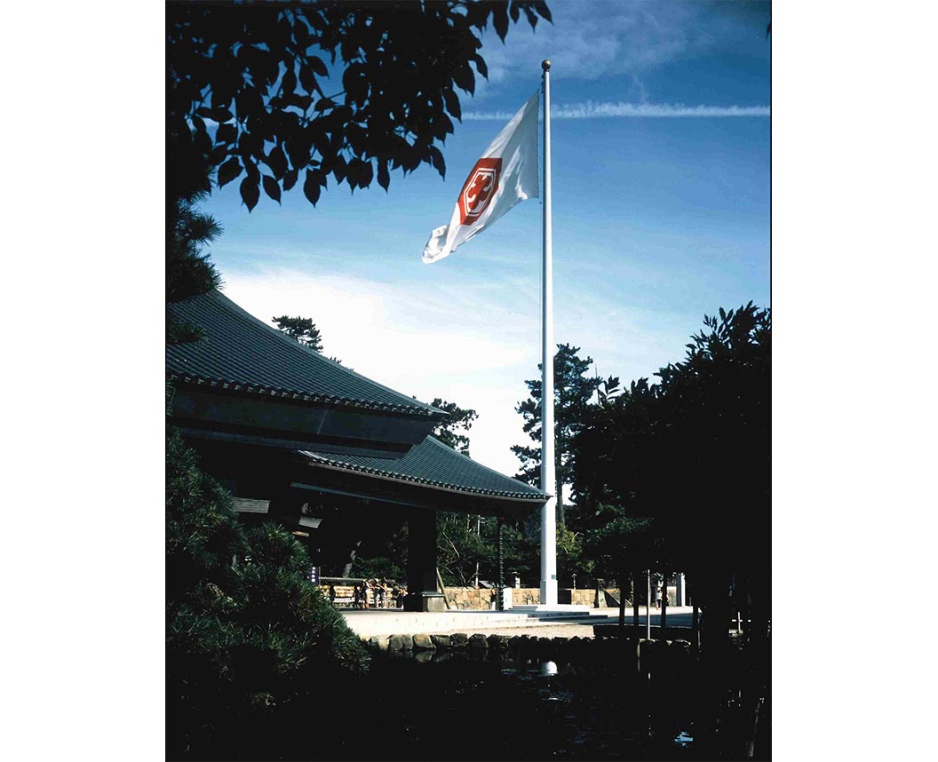 出雲大社国旗掲揚塔