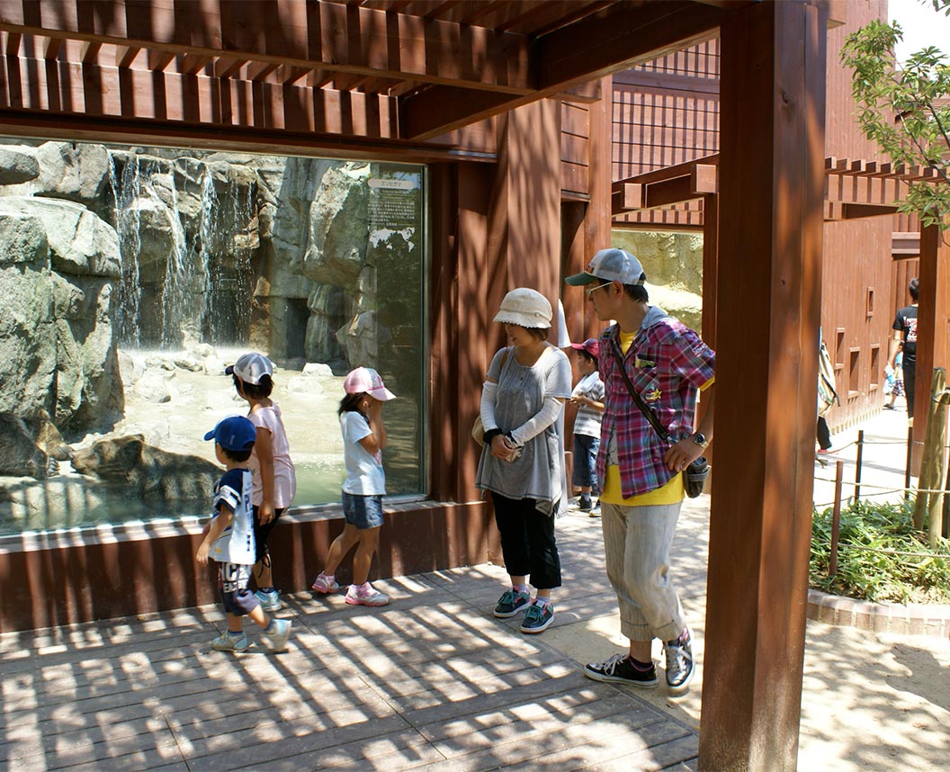 神戸市立王子動物園クマ舎