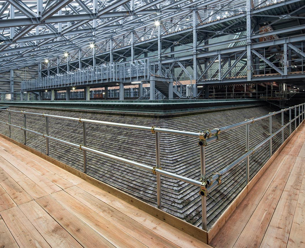 国宝延暦寺根本中堂素屋根